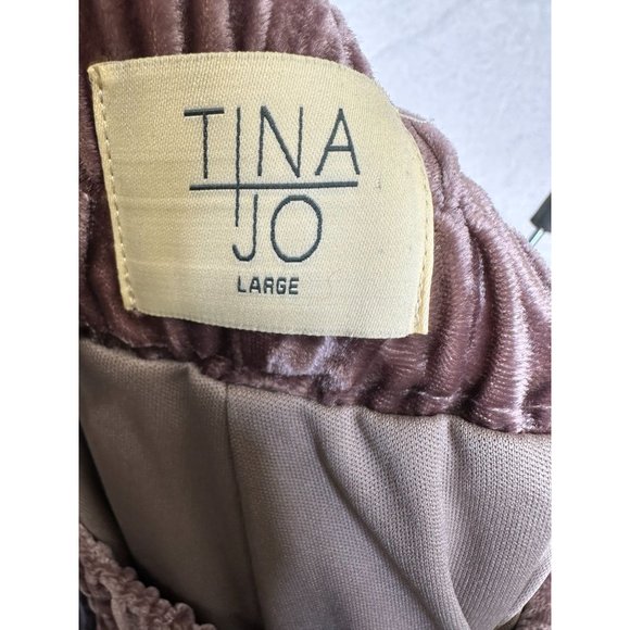 Anthropologie Tina Jo Mauve Velvet Pants - Picture 4 of 4